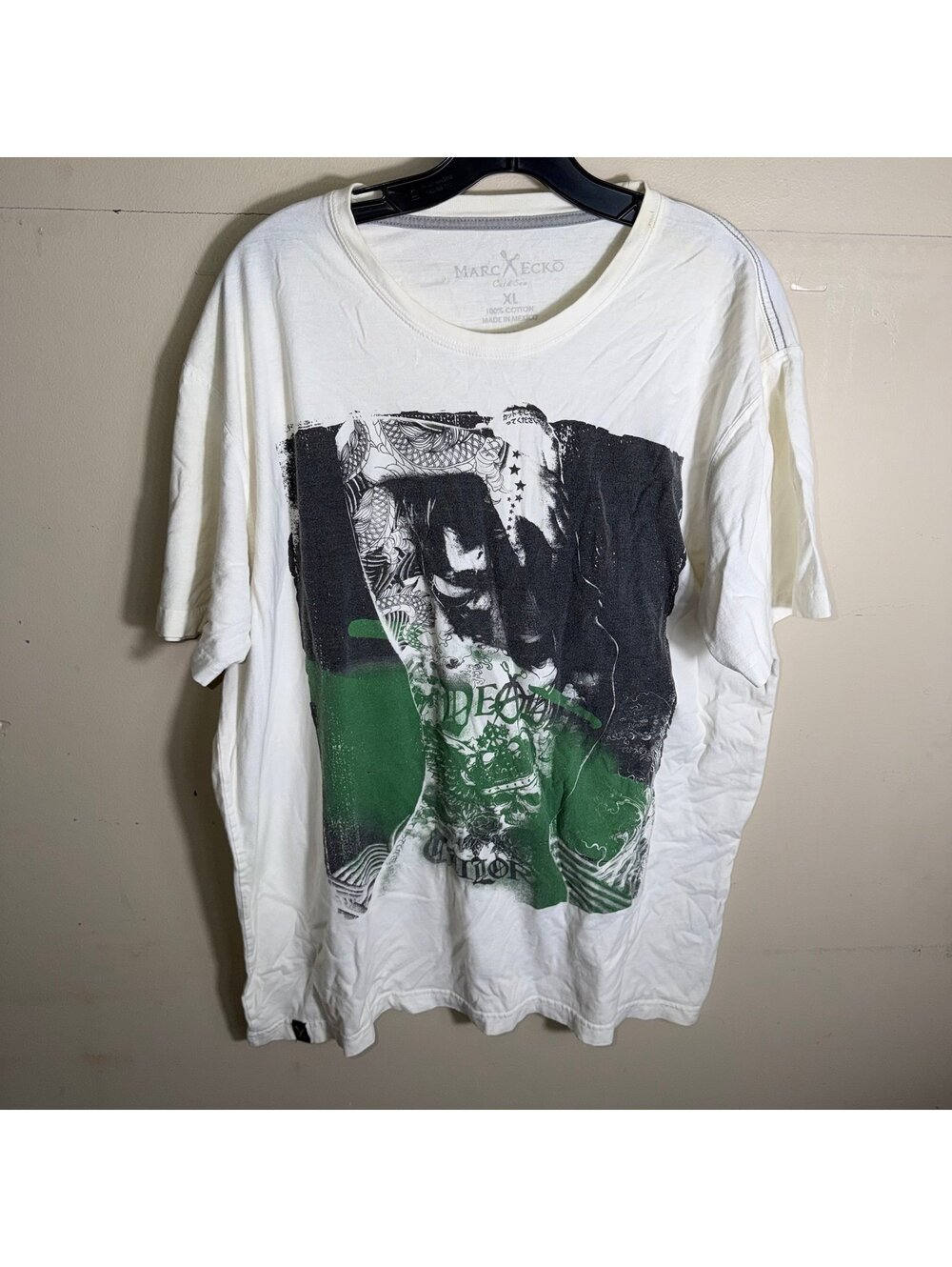 Marc Ecko Cut & Sew Graphic T-Shirt XL Vtg y2k 90s Rare